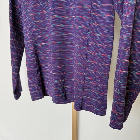 Spyder Women's Purple Turtleneck Long Sleeve Top Size L Stretch Outdoor Casual - Picture 3 of 12